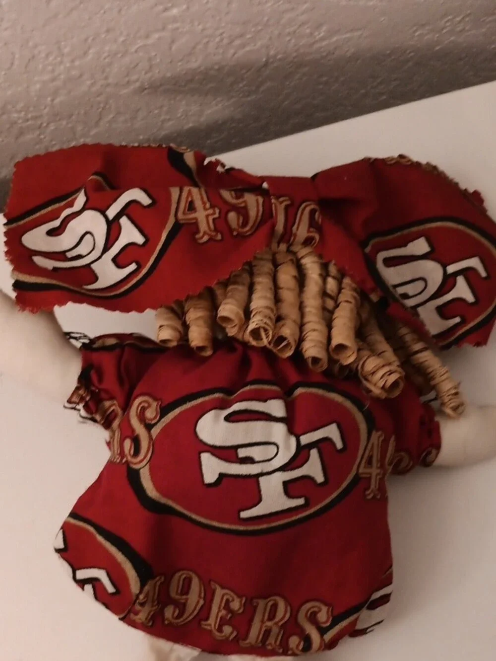 San Francisco 49ers Red Team Doll Plush
